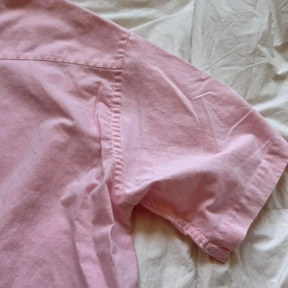 northcrest premiere baby pink‎ button down collared shirt sz XL resort casual - Picture 7 of 8